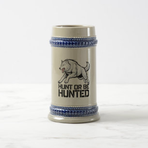 Chope À Bière Loup alpha : chasse ou chasse
