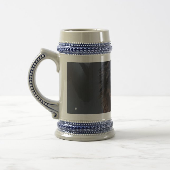Chope À Bière Loup noir (Gauche)