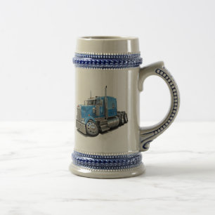 Chope À Bière Lt Blue Truck de Kenworth w900