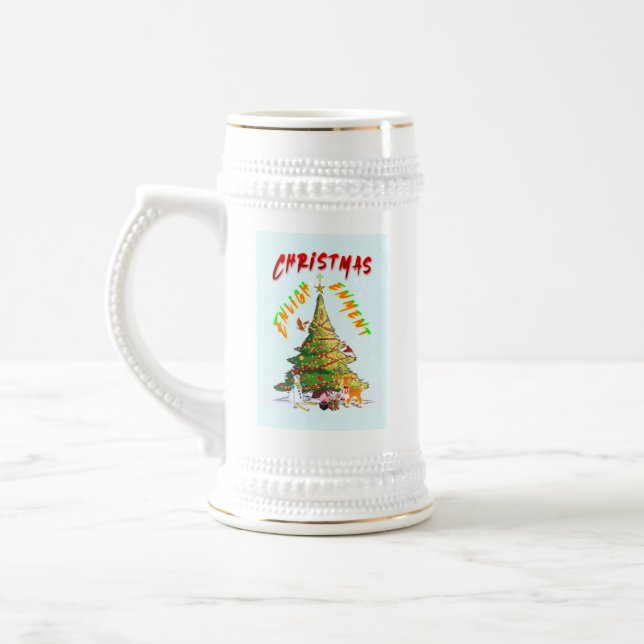 Chope À Bière Lumière de Noël (Gauche)