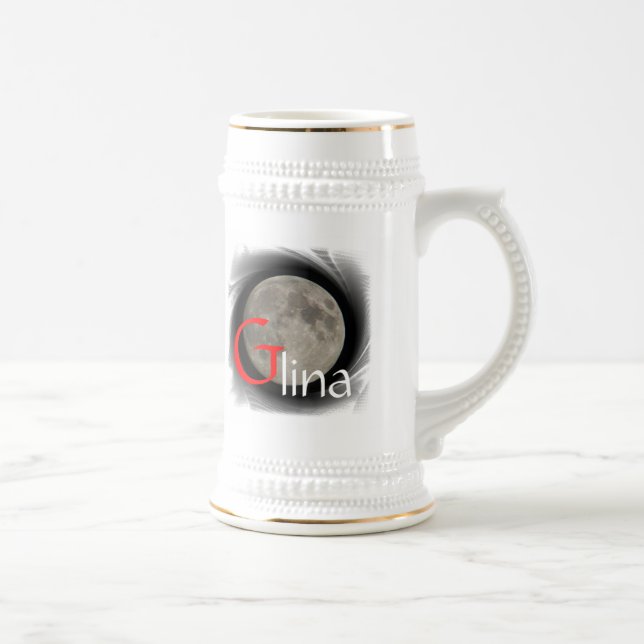 Chope À Bière Lune, lune, lune, luna, Glina, Moon (Droite)