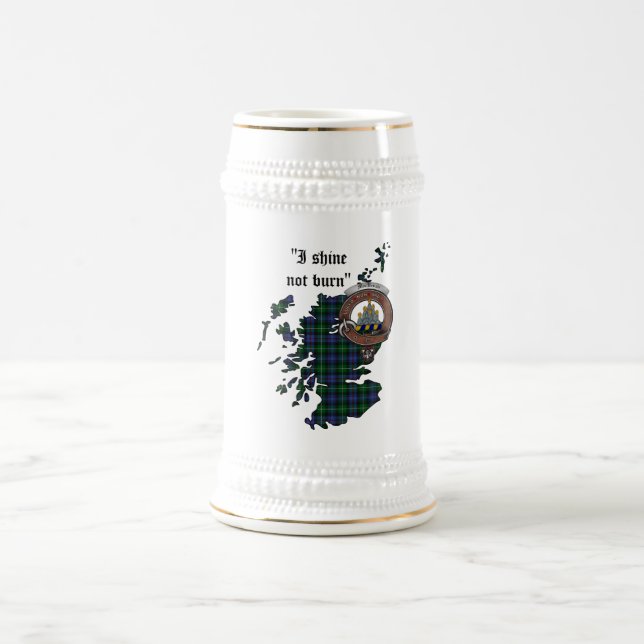 Chope À Bière MacKenzie Clan Badge Stein (Centre)