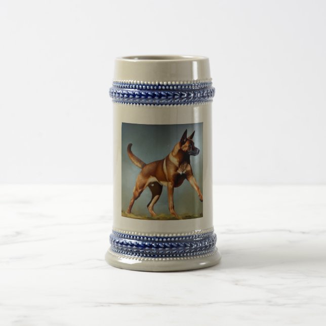 Chope À Bière Malinois Shepherd Dog (Centre)