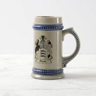 Chope À Bière Manteau de Biscoe des bras Stein - crête de