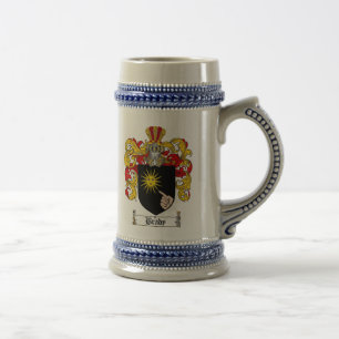 Chope À Bière Manteau de Brady des bras Stein/de la crête