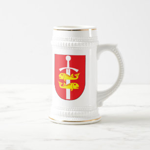 Chope À Bière Manteau de Gdynia des bras