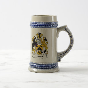 Chope À Bière Manteau de Houston des bras Stein - crête de