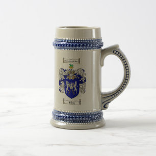 Chope À Bière Manteau de Kelley des bras Stein/de crête Stein d