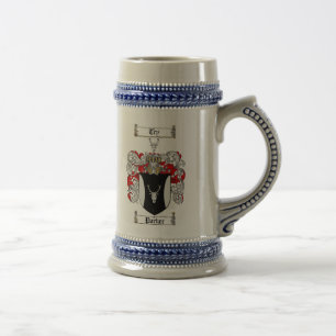Chope À Bière Manteau de Parker des bras Stein