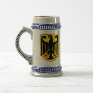 Chope À Bière Manteau des bras allemand Stein