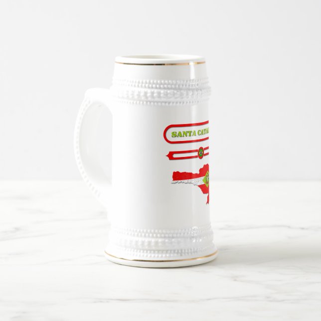 CHOPE À BIÈRE MAPA DE SANTA CATARINA. SAMER BRASIL (Devant gauche)
