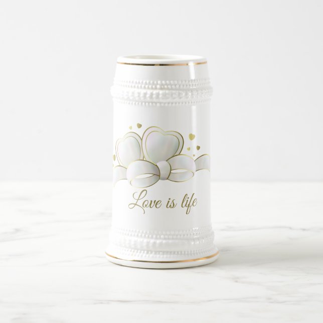 Chope À Bière Mariage Stein (Centre)