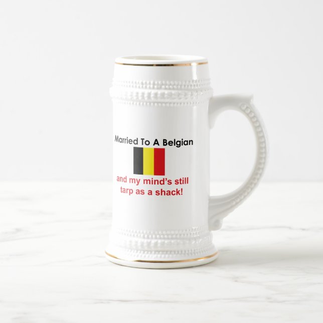Chope À Bière Marié à un Belge (Droite)