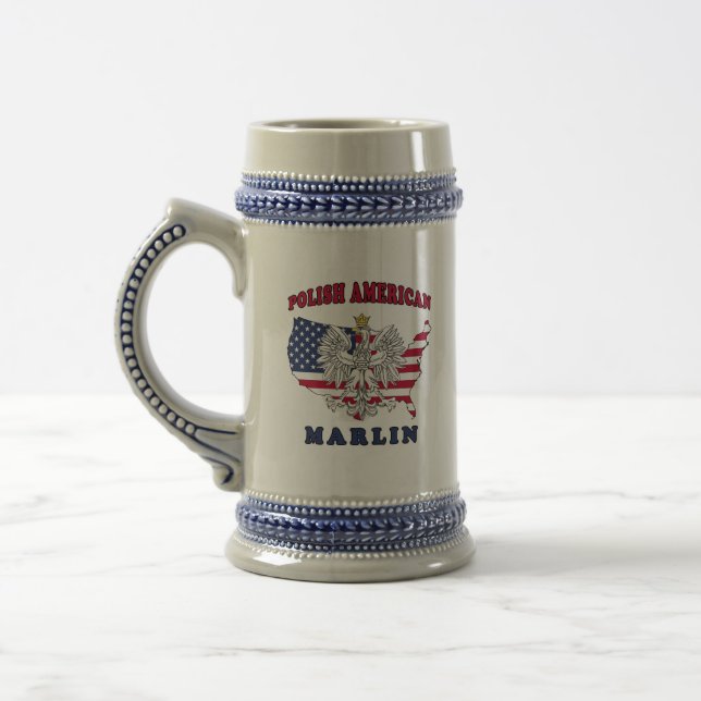Chope À Bière Marlin Texas Polonais Américain (Gauche)