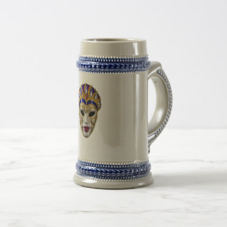 Chope À Bière Masque de fête orné de Venise Italie