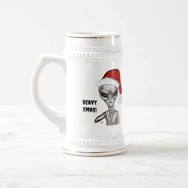 Chope À Bière Mauvais Alien, Lourds Noël ! (Gauche)