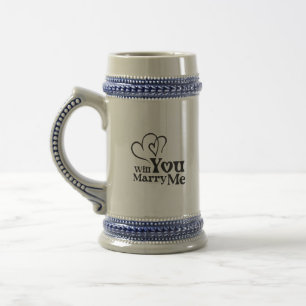 Chope À Bière Me marierez-vous - Drôle Mariage Proposition