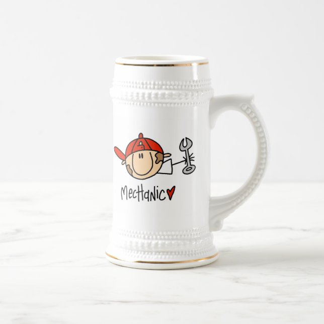 Chope À Bière Mécanicien (Droite)