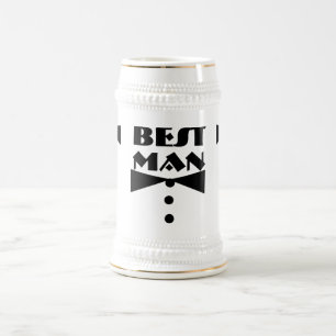 Chope À Bière Meilleur Mariage Homme Faveurs Stein