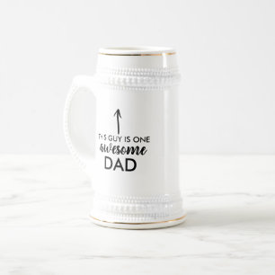 Chope À Bière Meilleure Fête des pères papa Cadeau de père g