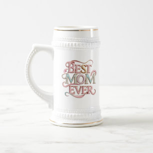 Chope À Bière Meilleure maman jamais - Fête des mères élégante S
