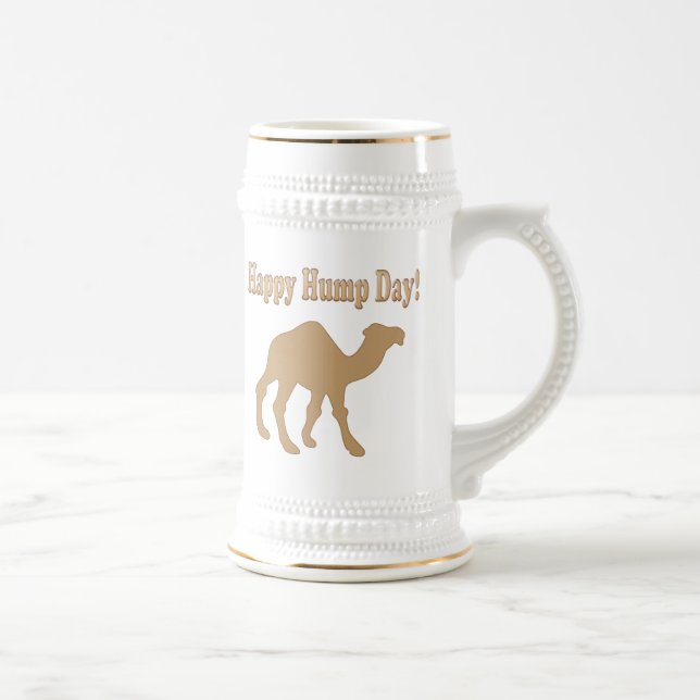 Chope À Bière Mercredi c'est hump day ! Joyeux Mercredi ! (Droite)