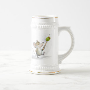Chope À Bière Merry Mouse Moe avec Olive Beer Stein