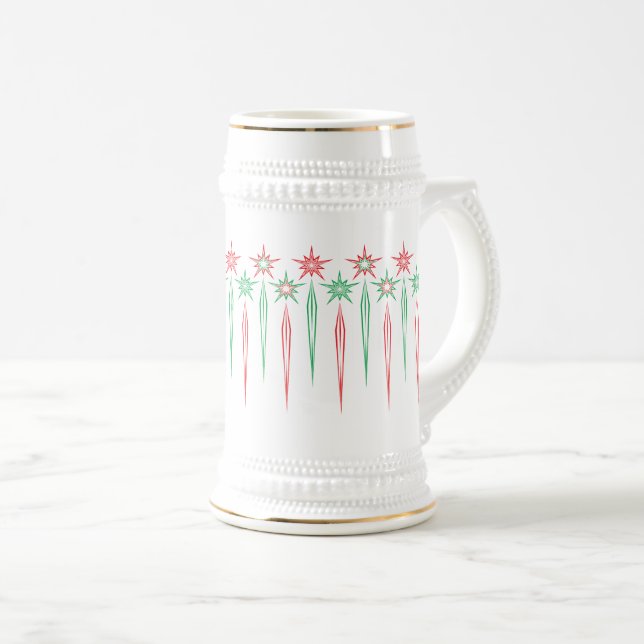 Chope À Bière Mid Icicles Mod Stein (Devant droit)