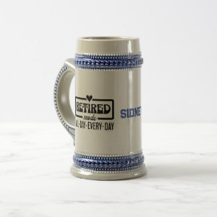 Chope À Bière Mode Retraité toute la journée tous les jours