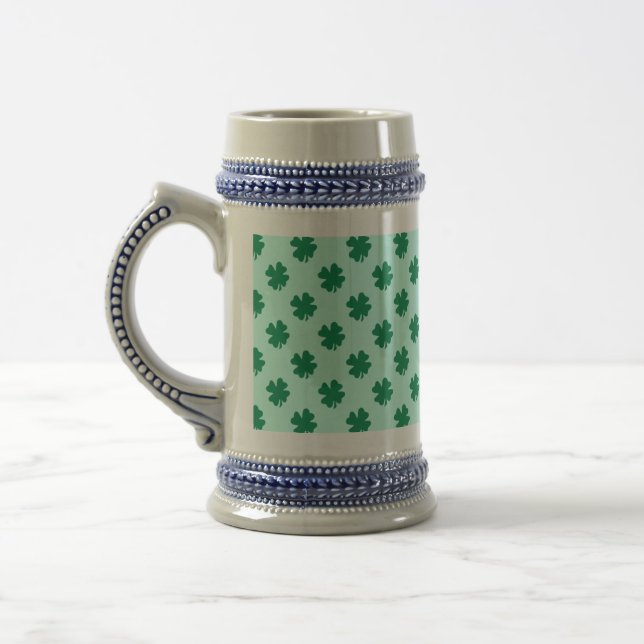 Chope À Bière Modèle de feuille de trèfle de la Saint-Patrick (Gauche)