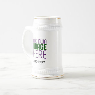 CHOPE À BIÈRE MODÈLE DE TEXTE D'IMAGE BLANCHE SIMPLE MODERNE