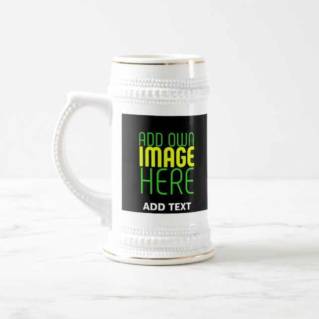 CHOPE À BIÈRE MODÈLE DE TEXTE D'IMAGE NOIRE SIMPLE ET MODERNE (Gauche)