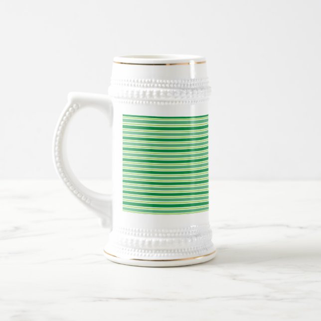 Chope À Bière Motif à rayures vertes de la Saint-Patrick-54608 (Gauche)