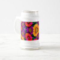 Motif coloré Daisy Bouquet
