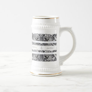 Chope À Bière Motif de BATIK moderne