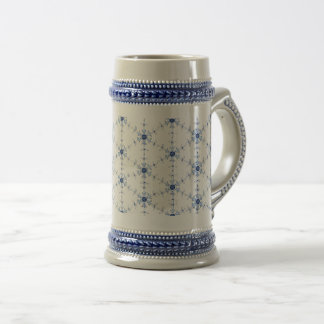 Chope À Bière Motif de flocon de diamant