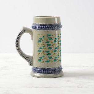 Chope À Bière Motif d'ustensiles de cuisine