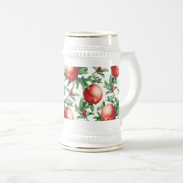 Chope À Bière Motif Garnet (Devant droit)