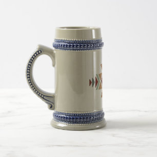Chope À Bière Motif géométrique marocain personnalisé 