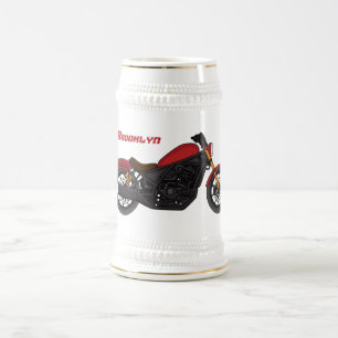 Chope À Bière moto de style croiseur cool