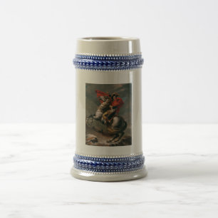 Chope À Bière Napoléon avec cheval, Col du Saint-Bernard
