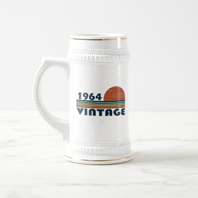 Chope À Bière Né en 1964 anniversaire vintage (Gauche)