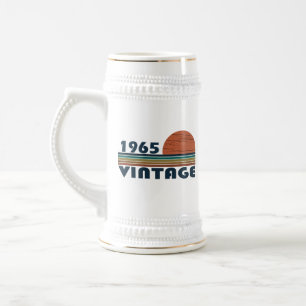 Chope À Bière Né en 1965 élégant cadeau d'anniversaire vintage