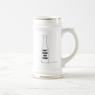 Chope À Bière Ne pas boire et tirer