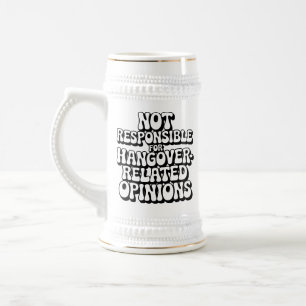 Chope À Bière Ne Pas Être Responsable Des Opinions Liées Au Pass