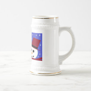 CHOPE À BIÈRE NEIGE FEMME NEIGE HOMME NEIGE PERSONNES STEIN