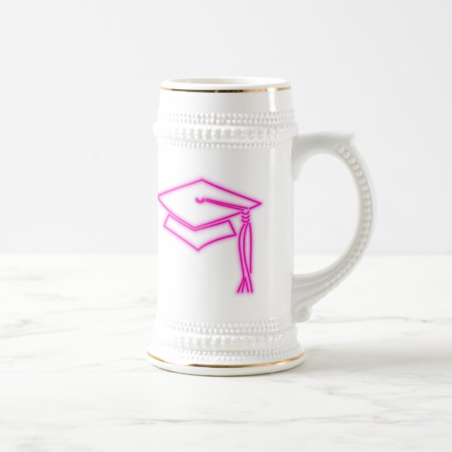 Chope À Bière Neon Grad Casquette Pink Stein (Droite)