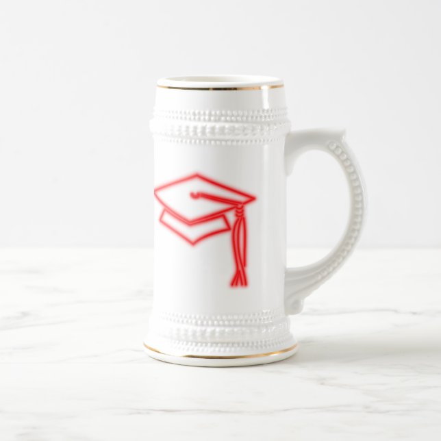 Chope À Bière Neon Grad Casquette Red Stein (Droite)
