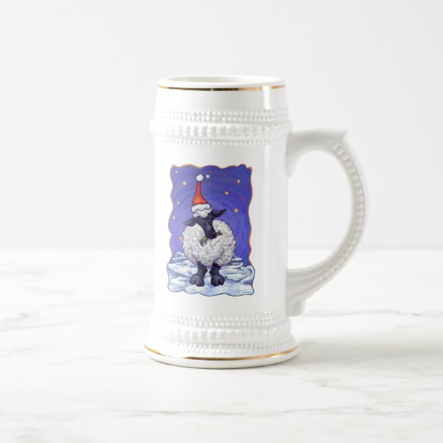 Chope À Bière Noël des moutons (Droite)