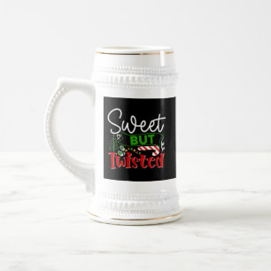 Chope À Bière Noël drôle mais tordu